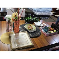 LOT OF 13 ASSORTED DECORATIVE PIECES