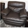Image 1 : LINDA BROWN LEATHER CHAIR