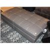 Image 1 : GREY RECTANGULAR OTTOMAN