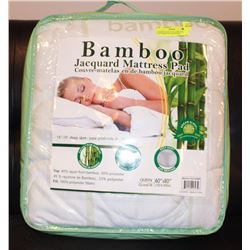 BAMBOO QUILTED QUEEN SIZE MATTRESS PAD WITH DEEP