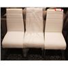 Image 1 : LOT OF 3 ORYA WHITE DINING CHAIR