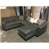 Image 1 : NEW 1009 JIVE GRANITE FABRIC SECTIONAL