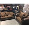Image 1 : NEW 3290 UPHOLSTERED NAILHEAD SOFA W/LOVESEAT