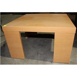 LIGHT OAK END TABLE