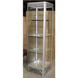 METAL GLASS DISPLAY CASE