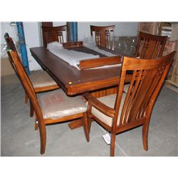 DUNDAS DINING TABLE WITH 6 CHAIRS