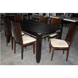 DINING TABLE WITH 6 CHAIRS