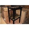 Image 2 : LOT OF 2 FAUX MARBLE END TABLES