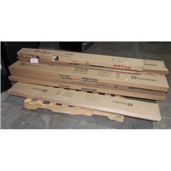 LOT OF 12 ASSORTES METAL FRAMES, 11 KINGS, 1 QUEEN