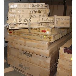 PALLET OF QUEEN HEADBOARDS & FOOTBOARDS