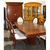 Image 1 : AURORA DINING TABLE W/ 6 CHAIRS & ARMOIRE