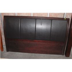 CHERRY PADDED QUEEN HEADBOARD ONLY