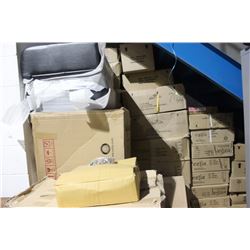 LOT OF CHAIR PARTS APPROX 35 BOXES
