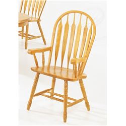 195 LIGHT OAK PILOT ARM CHAIRS