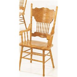 215 MILAS LIGHT OAK ARM CHAIRS
