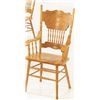 Image 1 : 215 MILAS LIGHT OAK ARM CHAIRS