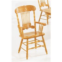 25 NEWYORKTON  LIGHT OAK ARM CHAIRS