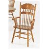 Image 1 : 175 ZAREENA MEDIUM OAK ARM CHAIRS
