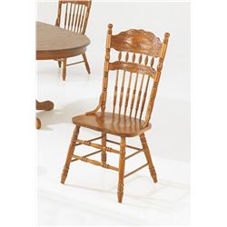 10 ZAREENA LIGHT OAK SIDE CHAIRS
