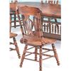 Image 1 : 60 NAPOLEON MEDIUM OAK SIDE CHAIRS