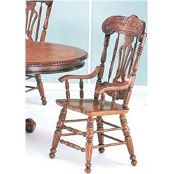 40 NAPOLEON MEDIUM OAK ARM CHAIRS