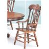 Image 1 : 40 NAPOLEON MEDIUM OAK ARM CHAIRS