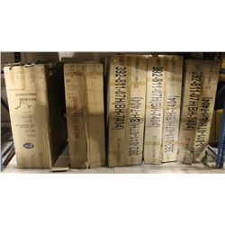 LOT OF 5 MISCELLANEOUS HUTCHES