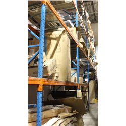 LOT OF MISC OPEN BOXES PARTS, TABLES & CHAIRS