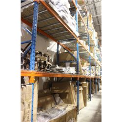 LOT OF MISC OPEN BOXES PARTS, TABLES & CHAIRS