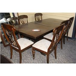 WHITE SANDS DINING TABLE WITH 6 CHAIRS