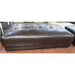 MAXWELL LEATHER RECTANGULAR OTTOMAN