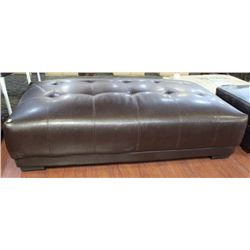 MAXWELL LEATHER RECTANGULAR OTTOMAN