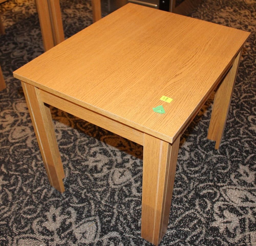 OAK END TABLES