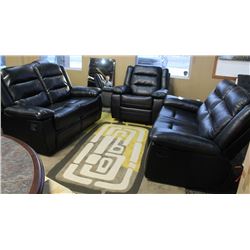 2 REVOLUTION LOVESEATS & ROCKER RECLINER