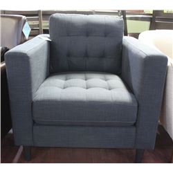 BROOKDALE GREY FABRIC CHAIR