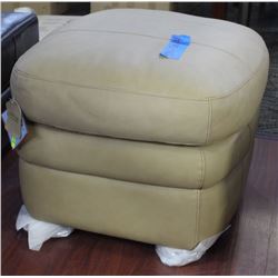 HAMALI LEATHER OTTOMAN