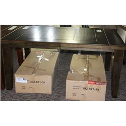 COGBURN TABLE WITH 6 CHAIRS