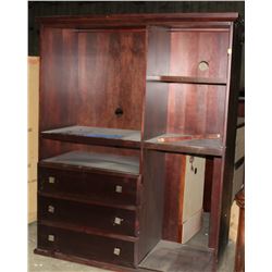 LARGE 3 DRAWER ARMOIRE