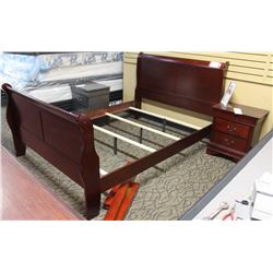 BRYLEE DOUBLE BED WITH 2 NIGHTSTANDS