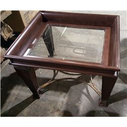 ARAX END TABLES WITH GLASS TOPS