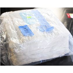 FIVE DOZENS OF BEIGE WASH CLOTHS