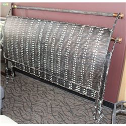 WOVEN QUEEN HEADBOARD,FOOTBOARD