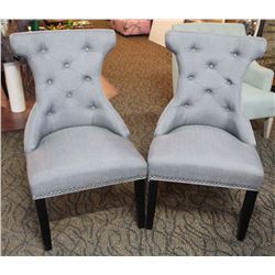 LOT OF 2 SERENA GREY ACCENT CHAIR