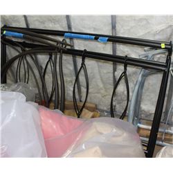 BLACK MATT QUEEN HEADBOARD,FOOTBOARD