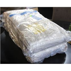 ONE DOZEN OF BEIGE BATH TOWELS