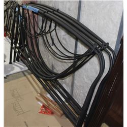 BLACK SAND QUEEN HEADBOARD, FOOTBOARD