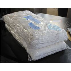 ONE DOZEN OF BEIGE BATH TOWELS