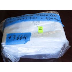 ONE DOZEN OF T200 KING PILLOW CASES
