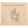 Image 1 : Bashful production storyboard drawing from Snow White and the Seven Dwarfs