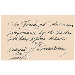 Igor Stravinsky